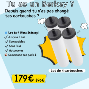Pack 4 cartouches Ultra Stérasyl – British Berkefeld